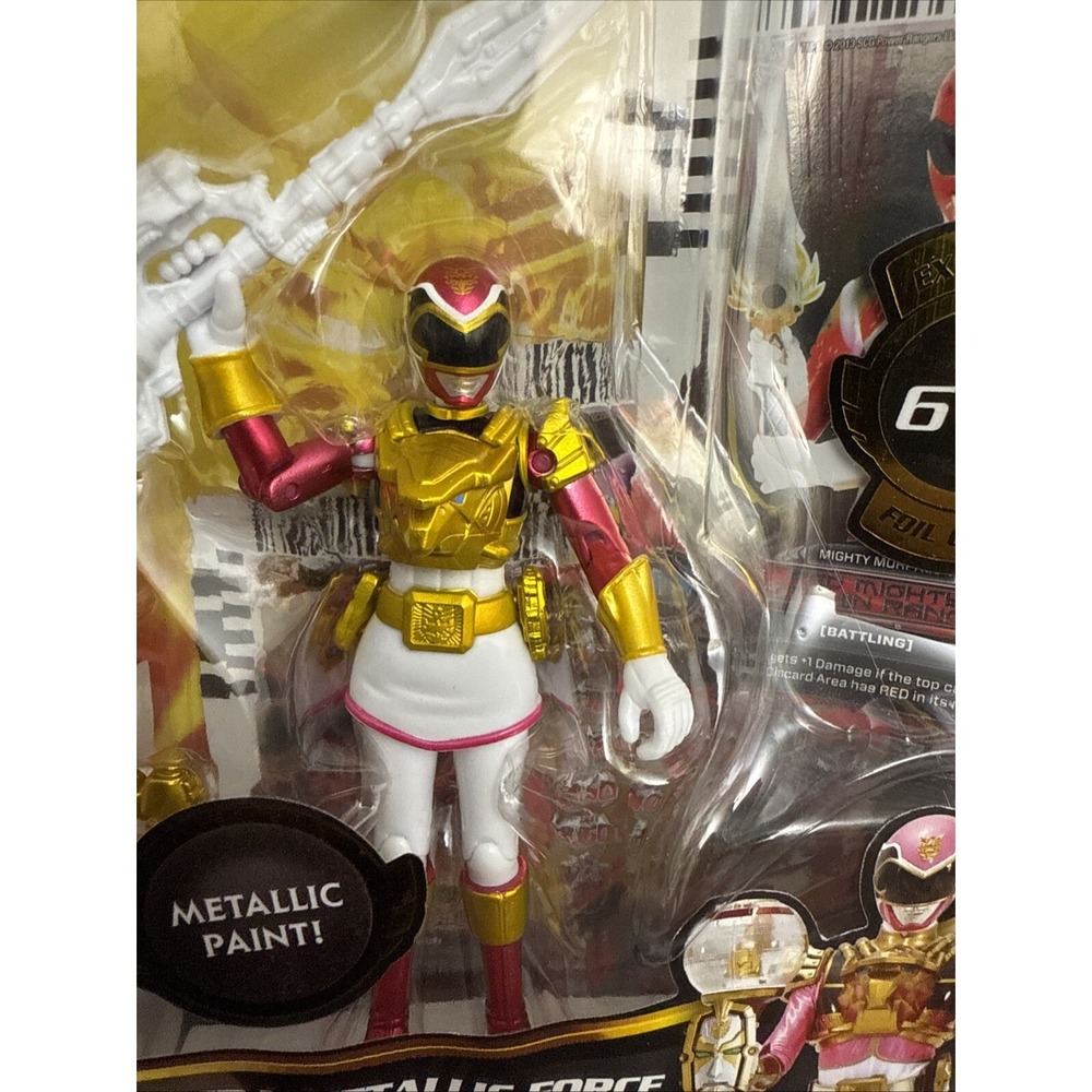 Ultra Metallic Pink Ranger Mega Force Power Rangers Megaforce Bandai - Picture 9 of 9
